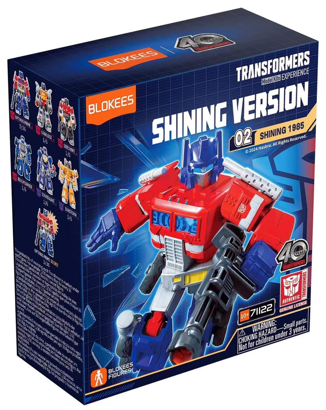 Transformers Blokees Shining Version 02 (Shining 1985) BOX OF 6 FIGURES - Image 2