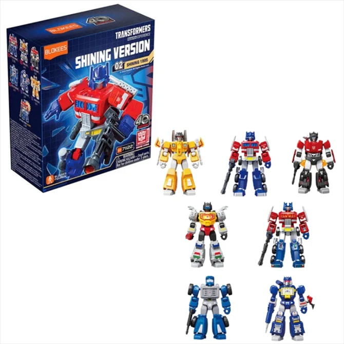 Transformers Blokees Shining Version 02 (Shining 1985) BOX OF 6 FIGURES - Image 3
