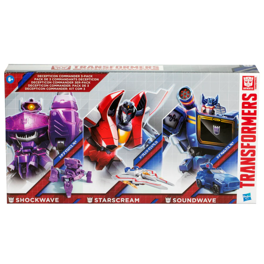 Transformers Decepticon Commander 3 Pack - Shockwave, Starscream & Soundwave - Image 5