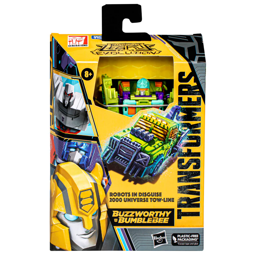 Transformers Legacy Buzzworthy Bumblebee Deluxe Tow-Line