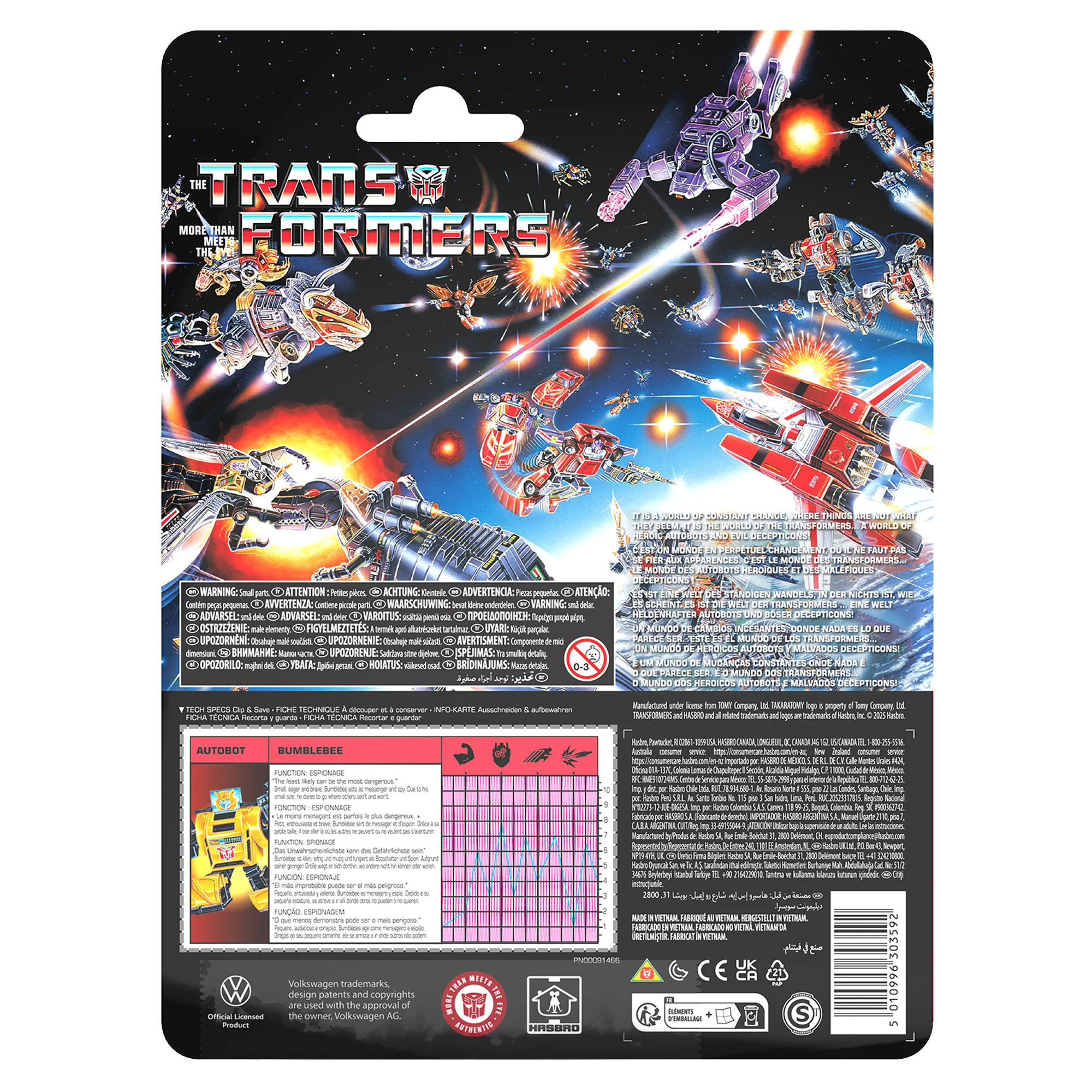 Transformers Retro G1 Style Deluxe Bumblebee - Image 3