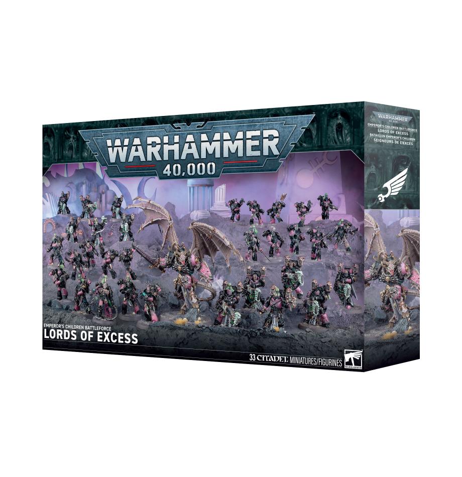 Warhammer 40,000 Emperor's Children Battleforce Lords of Excess